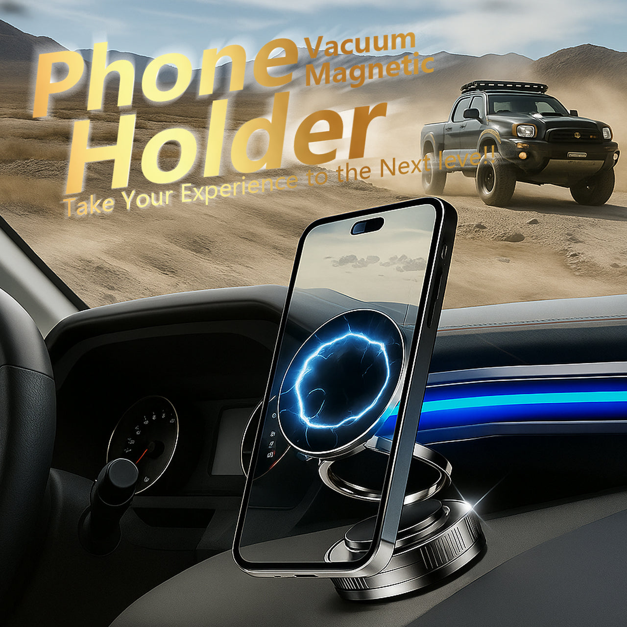 💥Hot Sale 60% OFF💥Magnetic Phone Stand, 🔄360° Fordable and Retractable The Ultimate Viewing Companion🚗📱