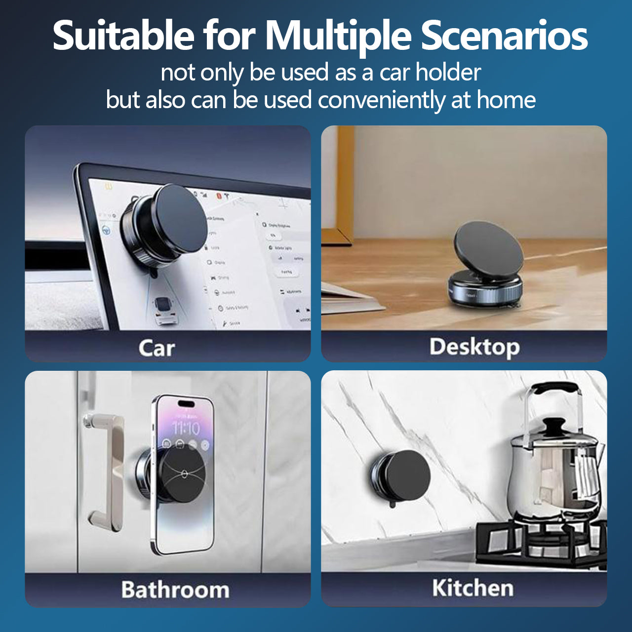 💥Hot Sale 60% OFF💥Magnetic Phone Stand, 🔄360° Fordable and Retractable The Ultimate Viewing Companion🚗📱