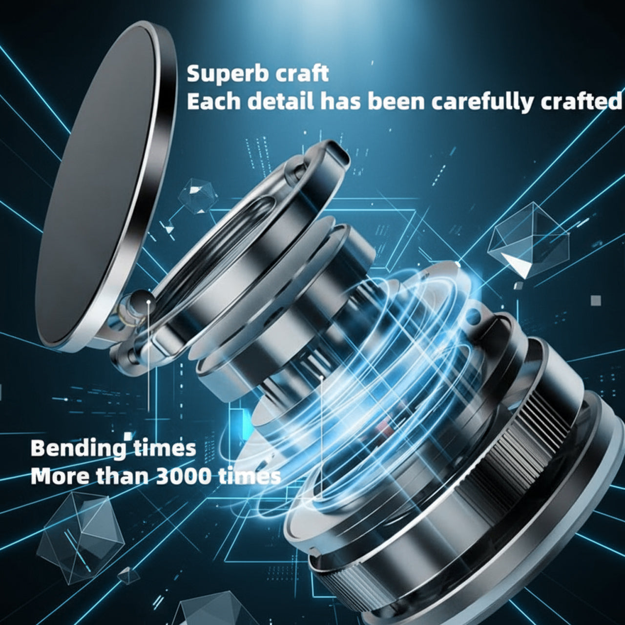 💥Hot Sale 60% OFF💥Magnetic Phone Stand, 🔄360° Fordable and Retractable The Ultimate Viewing Companion🚗📱