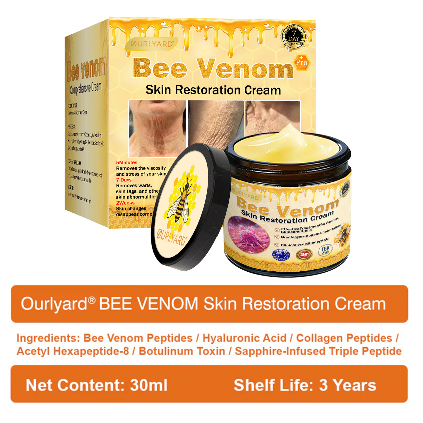 💥Schváleno TGA: Ourlyard® Bee venom Pro komplexní krém — 🔥Časově omezená sleva 80 %🔥