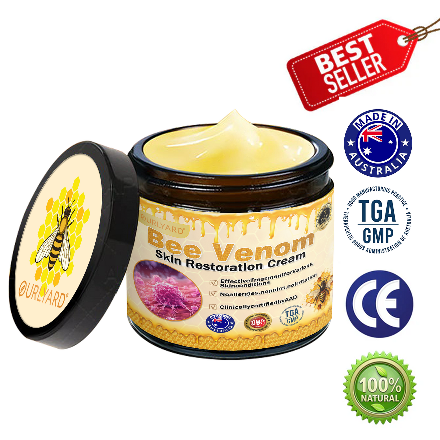 💥Schváleno TGA: Ourlyard® Bee venom Pro komplexní krém — 🔥Časově omezená sleva 80 %🔥